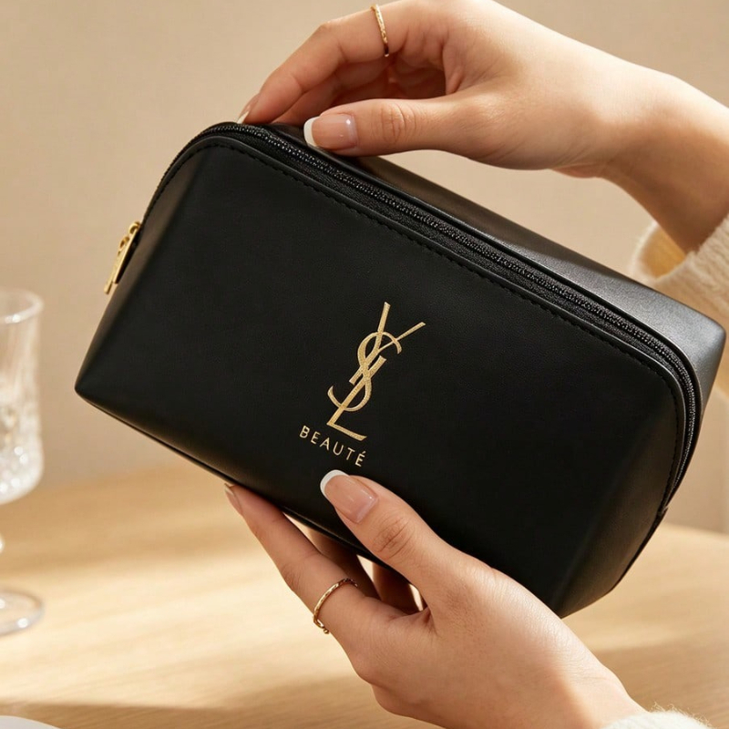 Luxury Bags Ysl - YSL大容量コスメティックバッグ 女性用 多機能トラベルメイクアップ収納バッグ 日常通勤や短い旅行に最適な高級ギフト