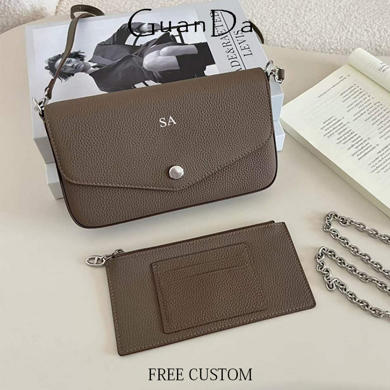 Luxury Bags Name For Women - 高級女性用本革ショルダーバッグ、カスタムネーム入り、旅行、パーティー、ファッション、クロスボディバッグ、レディース牛革製スマホポーチ、カードウォレット、ギフト