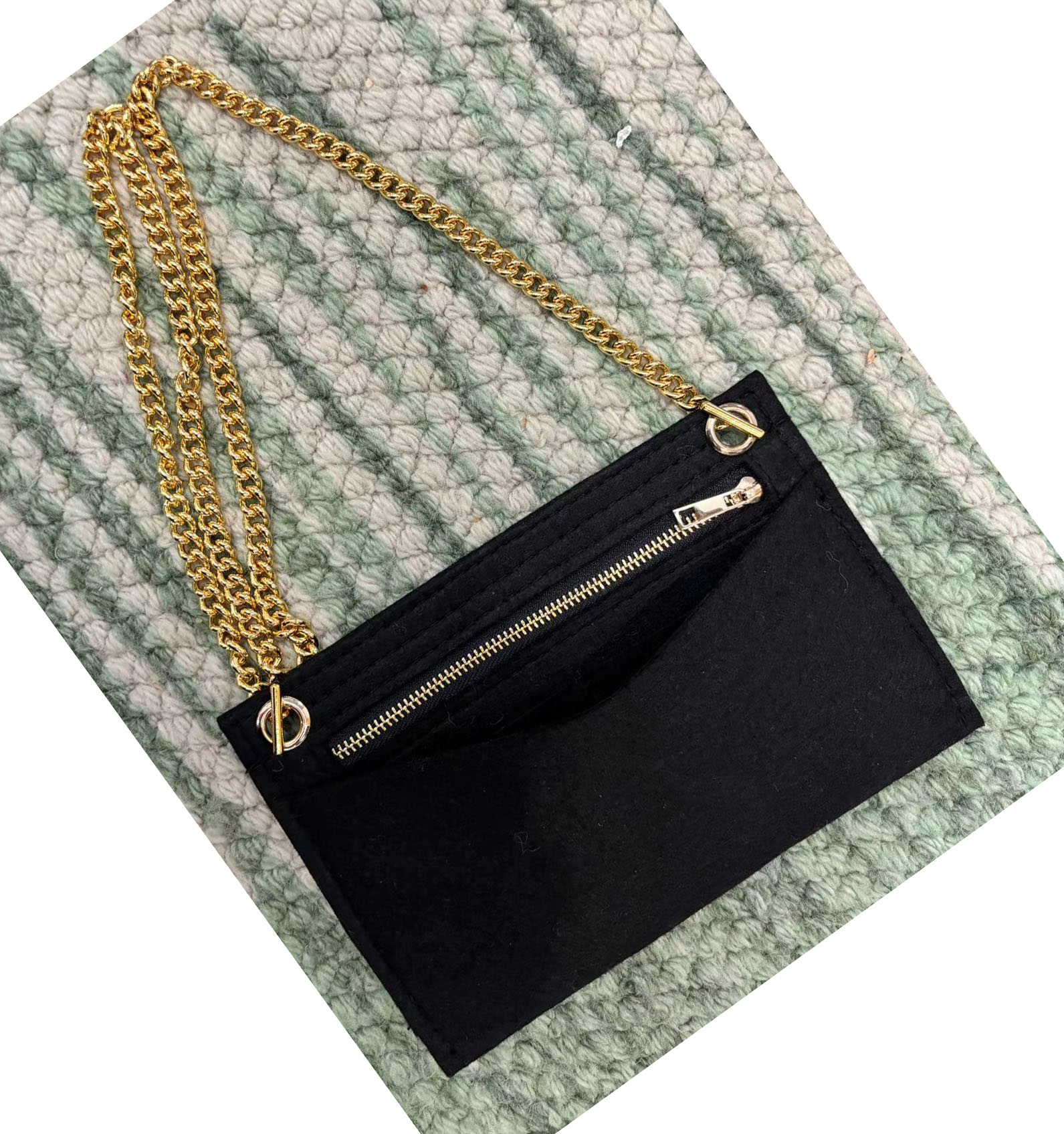 Luxury Bags Ysl - Sylモノグラムバッグに適合したカスタムサイズ,チェーン付きの豪華なインサートオーガナイザー,クロスボディバッグ,デザイナーハンドバッグ,化粧品ライナー