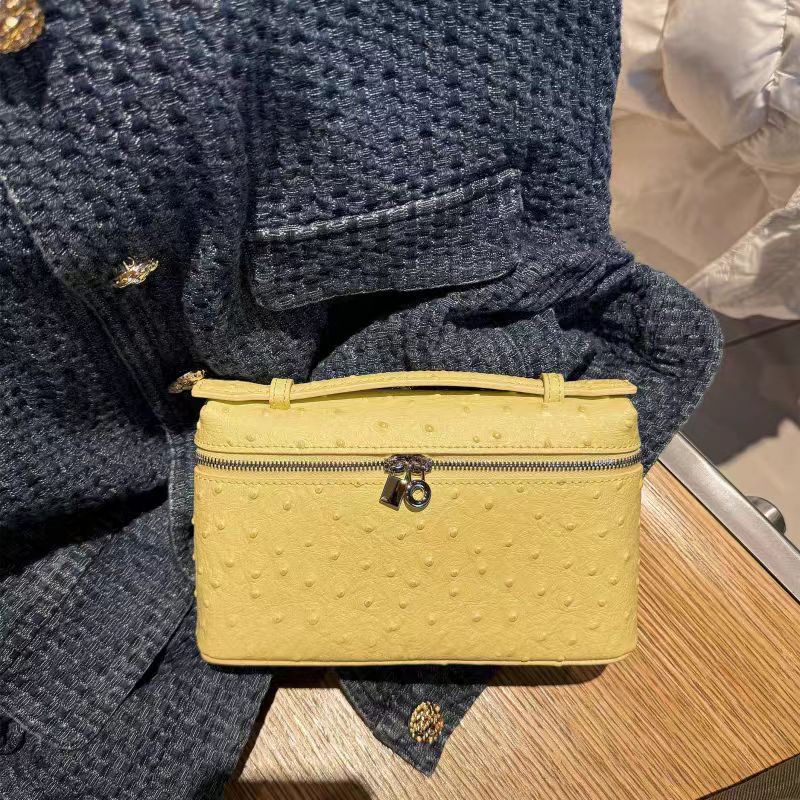 Luxury Bags Jacquemus - ダチョウ革ショルダーミニバッグ レディース 高級 多用途 ランチ コスメティック