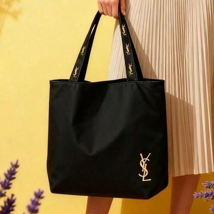 Luxury Bags Ysl - イヴ・サンローラン YSL バッグ ミニマリストラグジュアリー ブラックキャンバス ショルダーバッグ