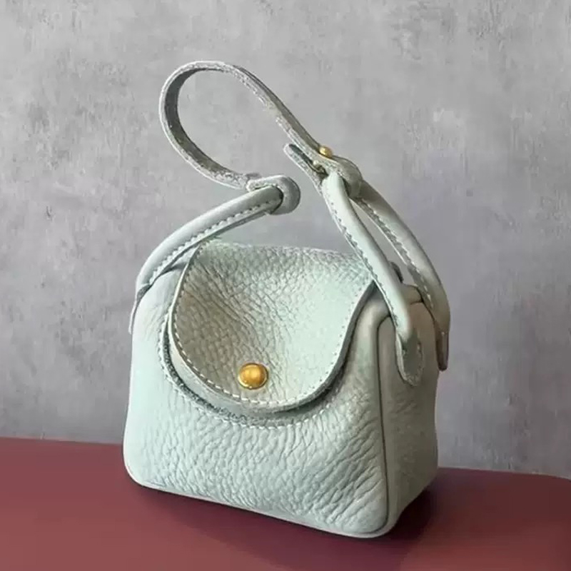 Luxury Bags For Women - ファッショナブルで超可愛いミニボックスバッグ レディース向け 高級デザイナーハンドバッグ パース 2026年新作 PUグレイン