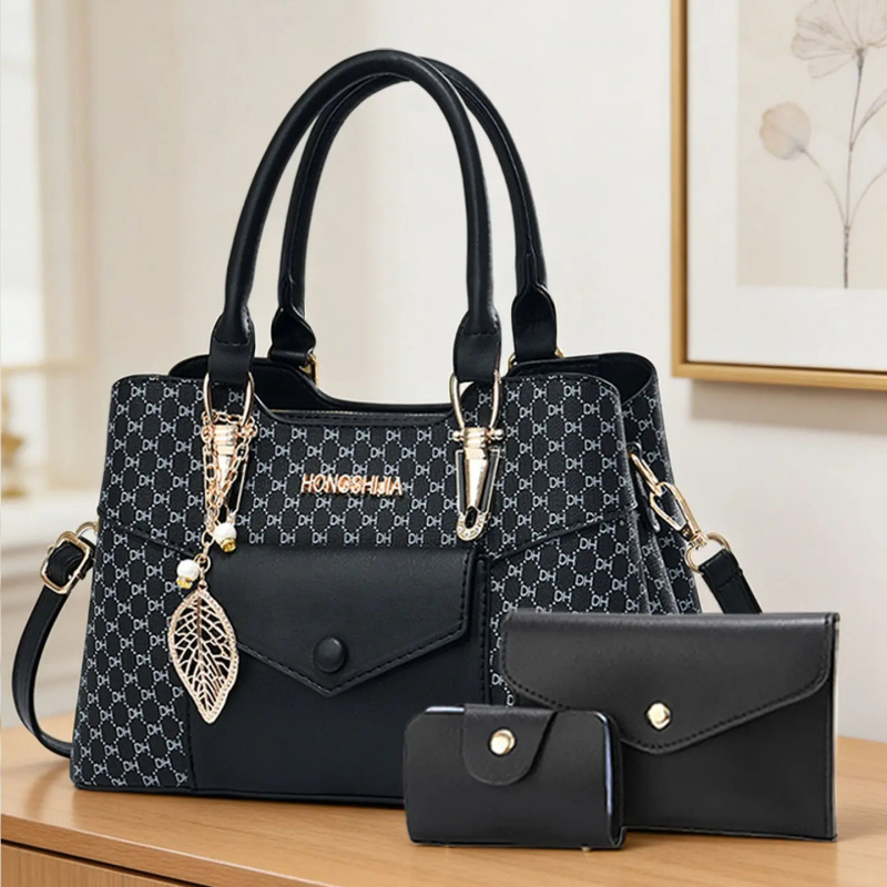 高級感のある質感の大型通勤用トートバッグ、カラーブロックデザ - Luxury Bags For Women のレビューと価格