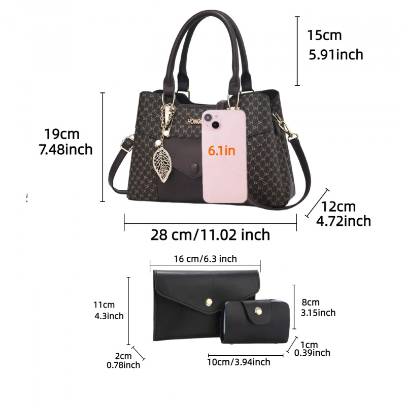高級感のある質感の大型通勤用トートバッグ、カラーブロックデザ - Luxury Bags For Women のレビューと価格