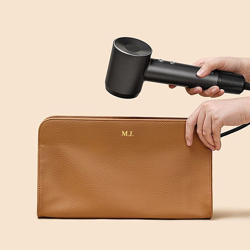 カスタム名入りソフトPUレザーヘアドライヤー収納バッグ、パー - Luxury Bags Name For Women のレビューと価格