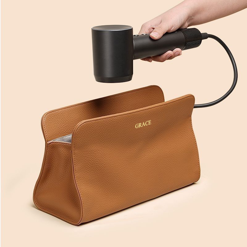 カスタム名入りソフトPUレザーヘアドライヤー収納バッグ、パー - Luxury Bags Name For Women のレビューと価格