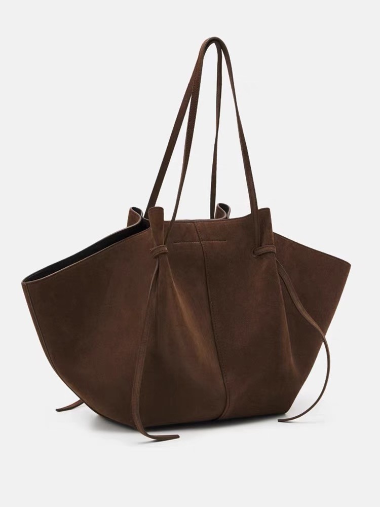 フェイクスエードトートバッグ女性のための高級デザイナーハンド - Luxury Bags Name For Women のレビューと価格
