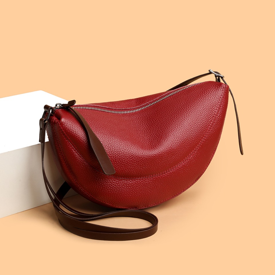 100% トップレイヤー本牛革製クレセントバッグ、ソフトライ - Luxury Bags Kate Spade のレビューと価格