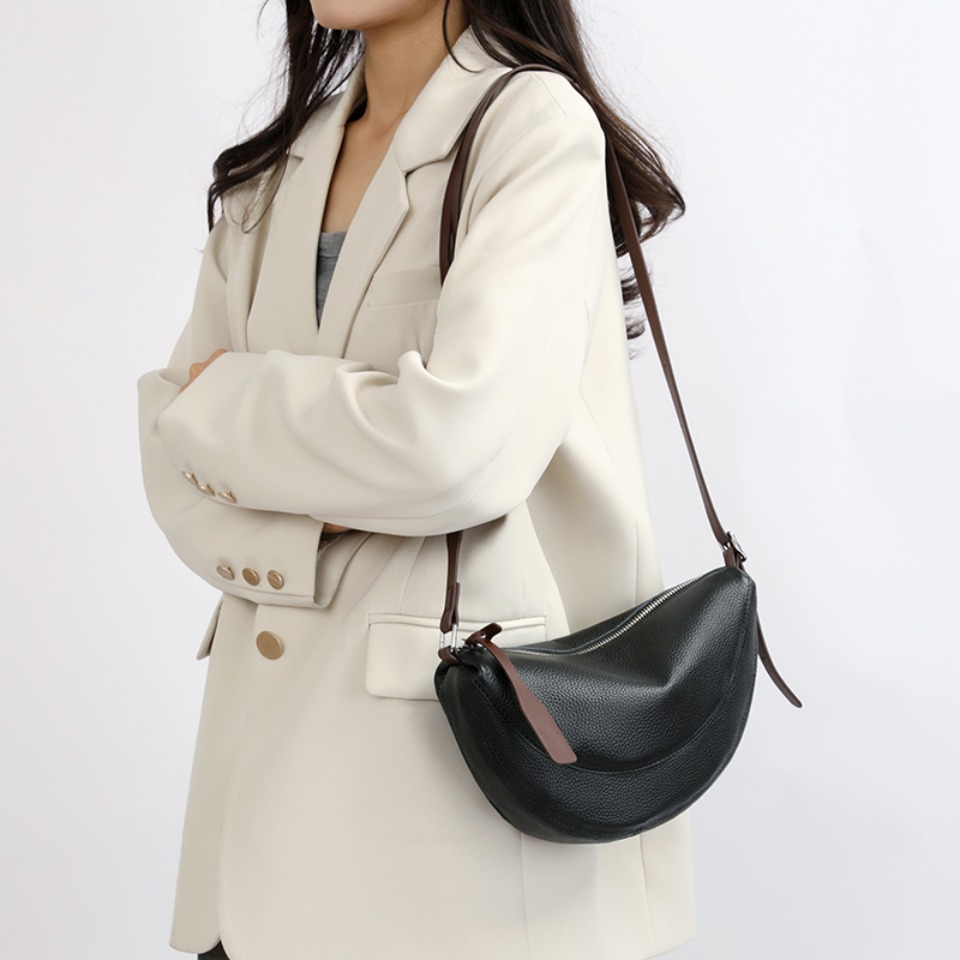 100% トップレイヤー本牛革製クレセントバッグ、ソフトライ - Luxury Bags Kate Spade のレビューと価格