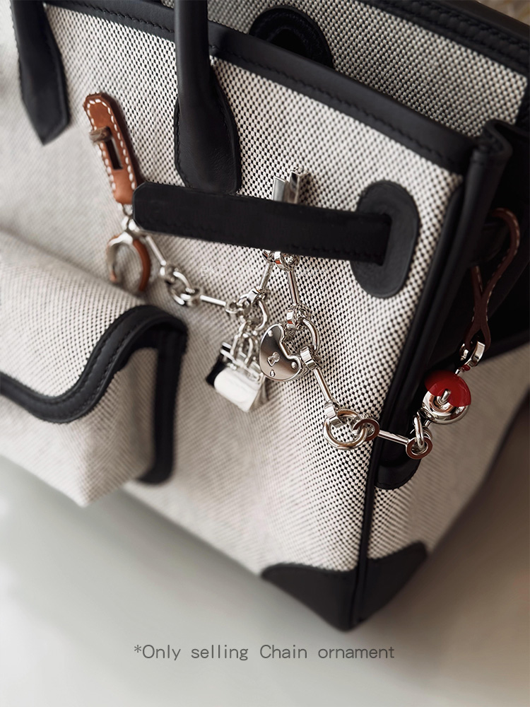 高級メタルスプライスカーフスキンバッグチャームシルバーチェー - Luxury Bags With Silver Hardware のレビューと価格