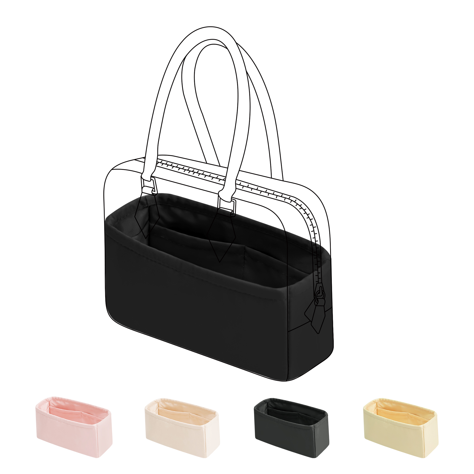 DGAZ シルク製バッグオーガナイザー エルメス プルームバ - Luxury Bags Hermes のレビューと価格