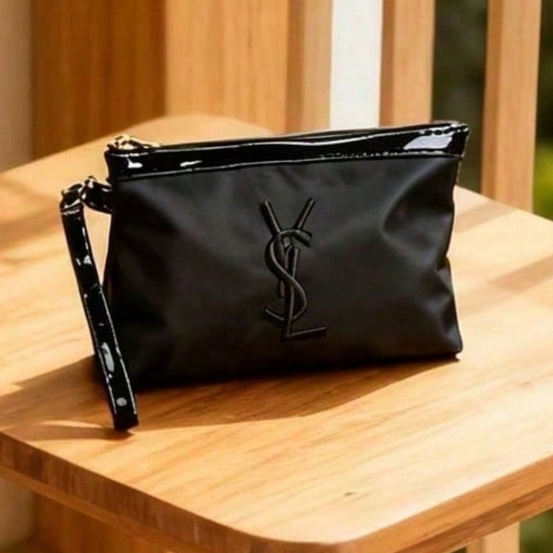 YSL クラシック化粧品バッグ女性用高級ポータブルブラックト - Luxury Bags Ysl のレビューと価格