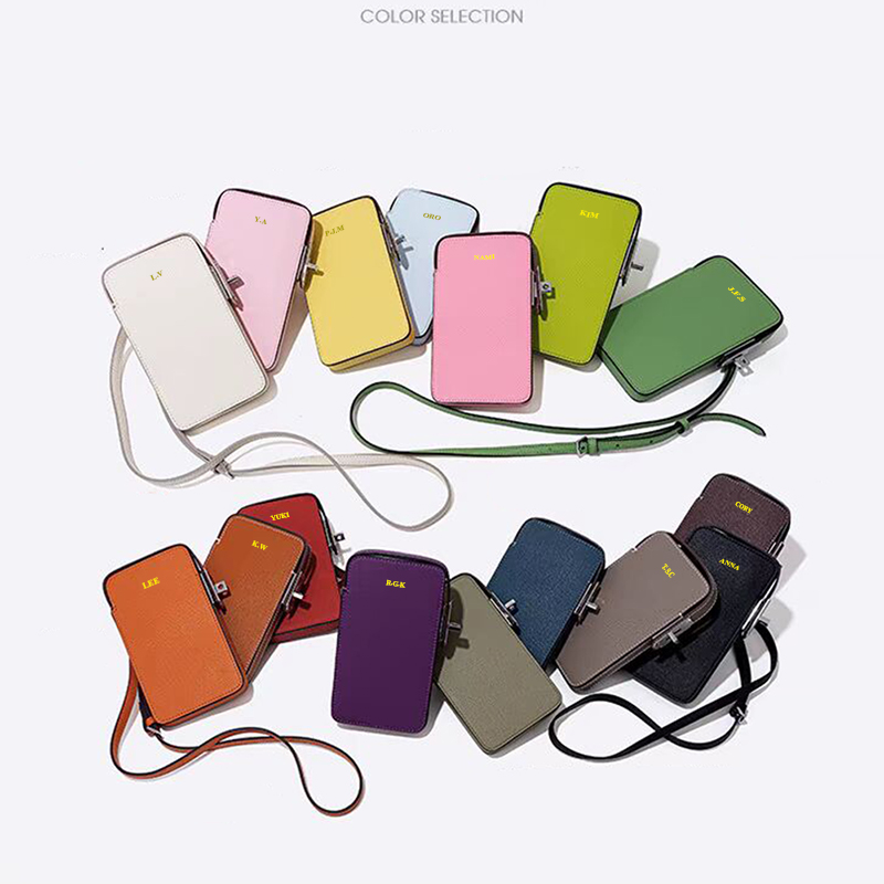 女性のための本革のクロスボディフォンバッグ,カスタム名のハン - Luxury Bags Name For Women のレビューと価格