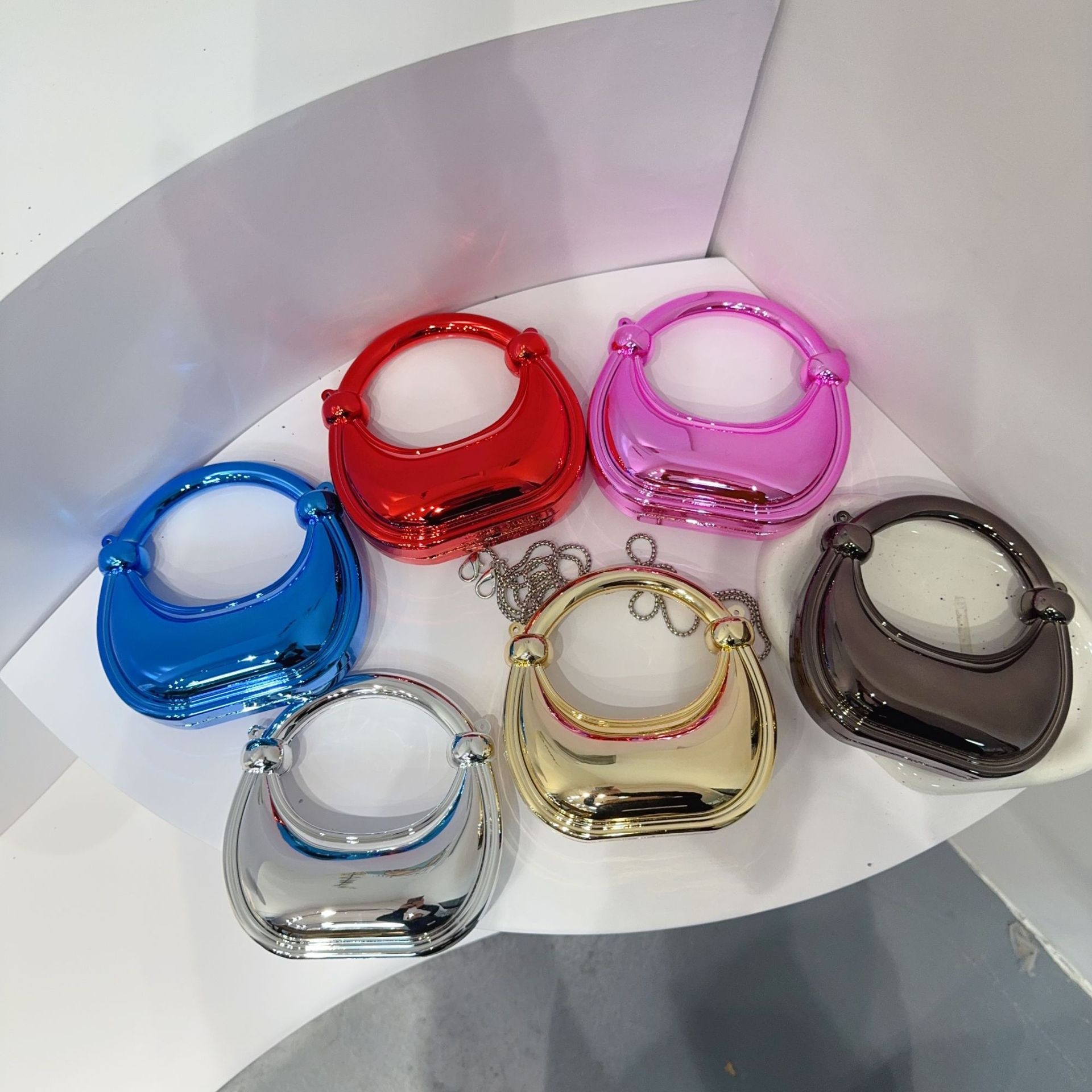 ミニゴールデンイブニングバッグ財布とハンドバッグ高級デザイナ - Luxury Bags For Women のレビューと価格