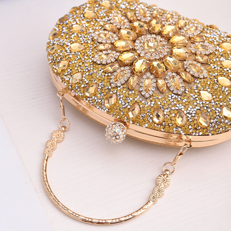 イブニングクラッチバッグ 結婚式パーティー用 高級オーバルグ - Luxury Bags Green のレビューと価格