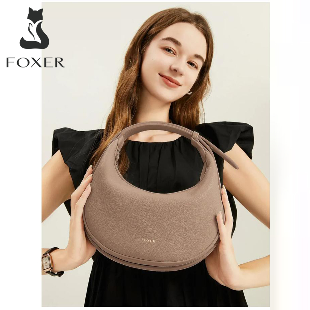 FOXER ブランド PU レザー女性のショルダーバッグファ - Luxury Bags Kate Spade のレビューと価格