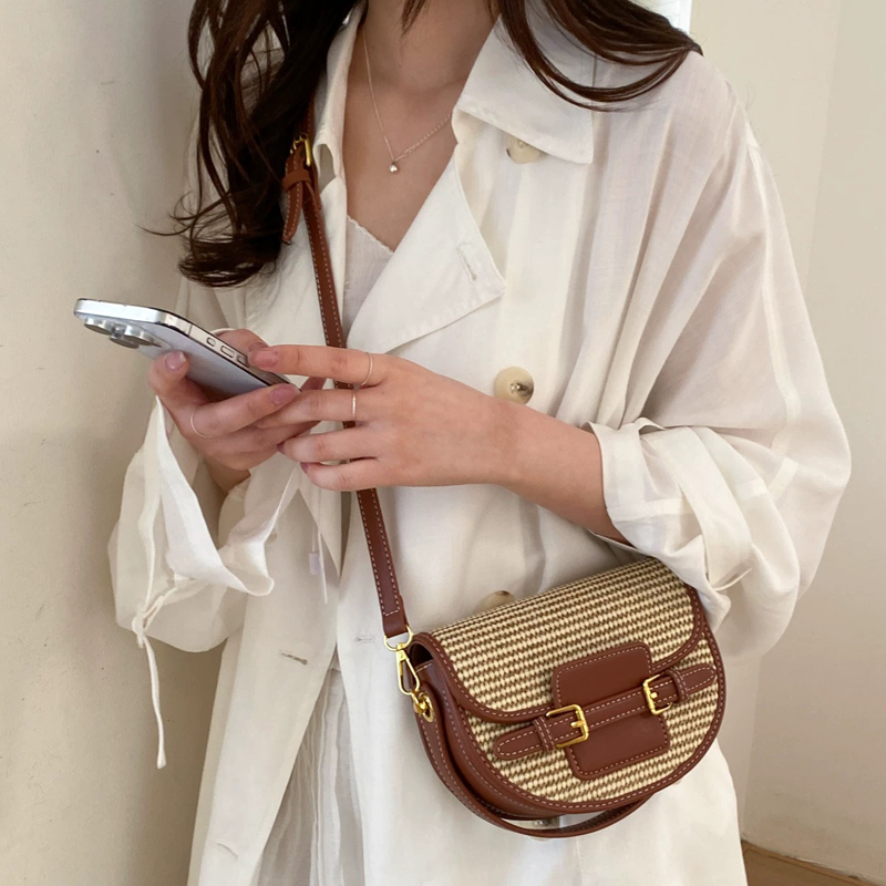 イングランドスタイル ミニストローサドルバッグ レディース  - Luxury Bags For Women のレビューと価格