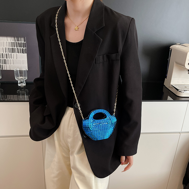夏用PVC無地ハスプチェーンクロスボディバッグデザインセンス - Luxury Bags Affordable のレビューと価格