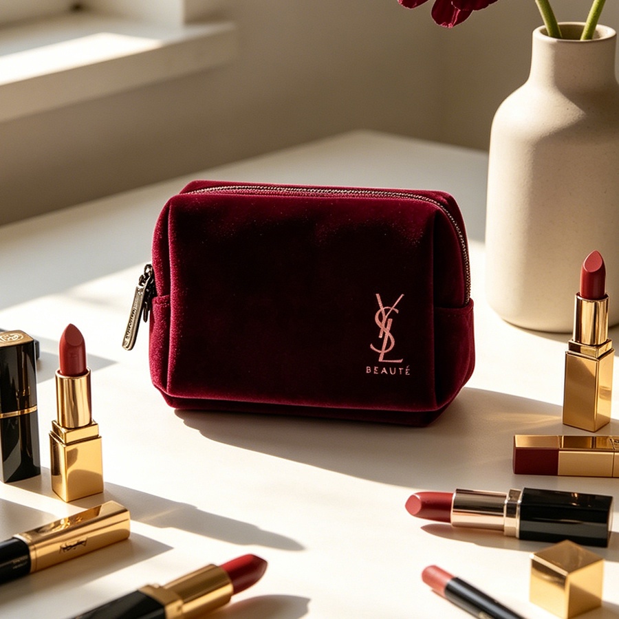 YSLのバッグ ワインレッドベルベット ミニポータブルスクエ - Luxury Designer Bags Ysl のレビューと価格