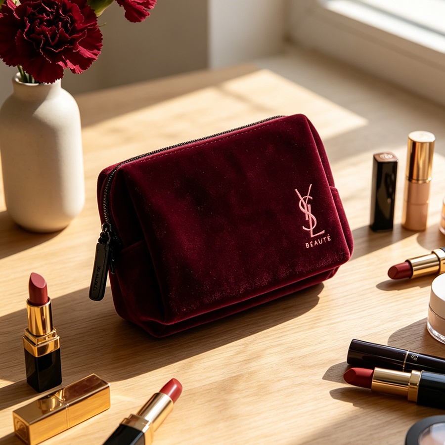 YSLのバッグ ワインレッドベルベット ミニポータブルスクエ - Luxury Designer Bags Ysl のレビューと価格