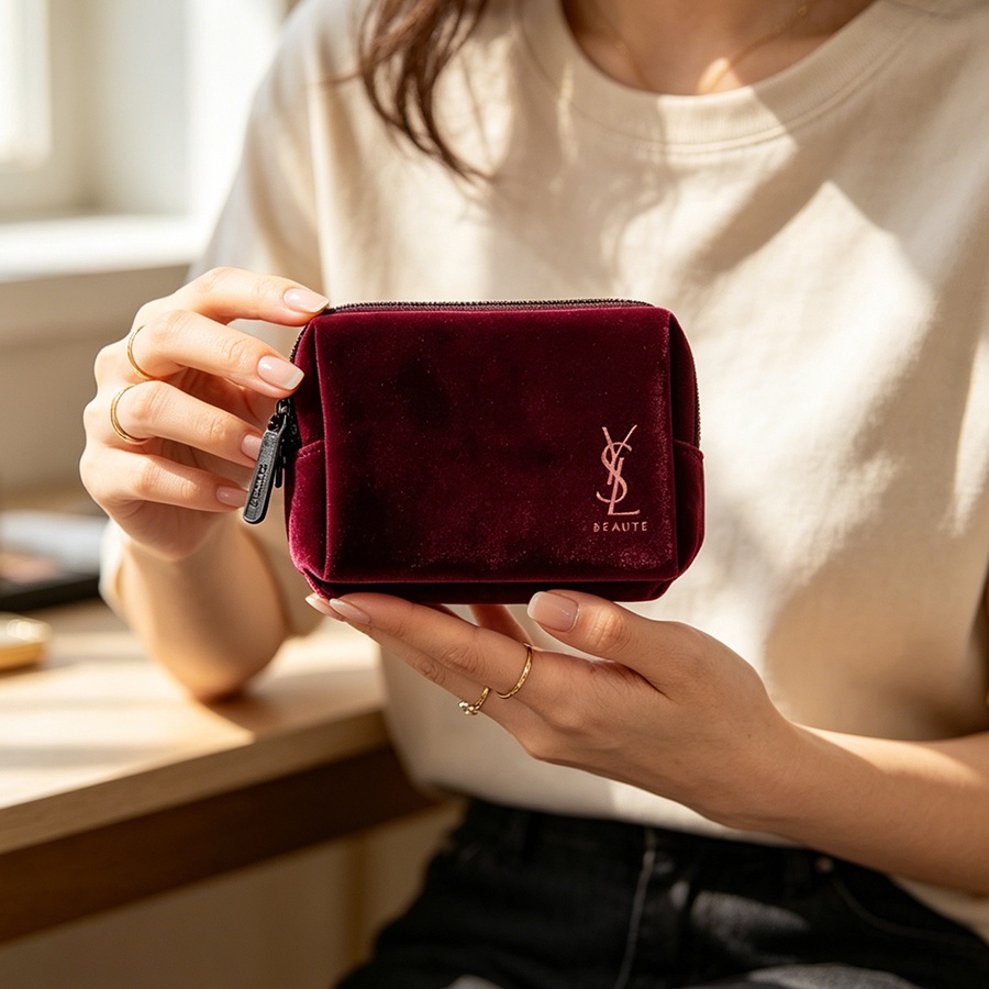 YSLのバッグ ワインレッドベルベット ミニポータブルスクエ - Luxury Designer Bags Ysl のレビューと価格