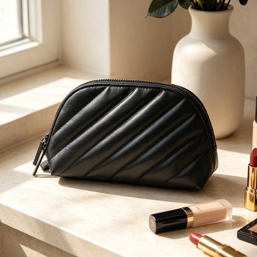 YSLのバッグ ブラックキルティングレザーシェルコスメティッ - Luxury Designer Bags Ysl のレビューと価格