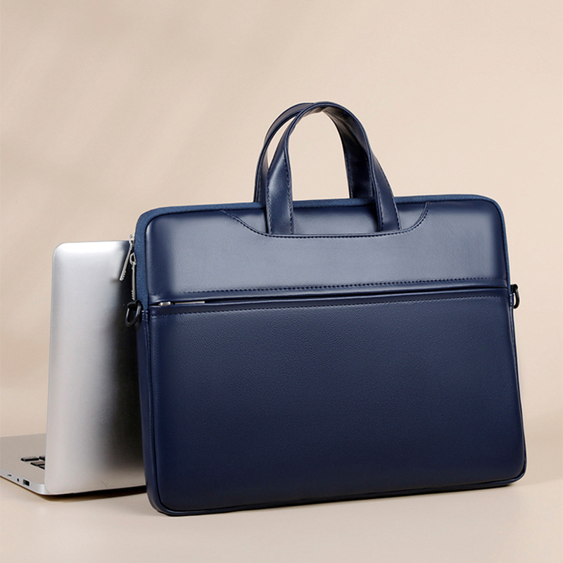 男性と女性のためのPUレザービジネスブリーフケース,大容量, - Luxury Bags Name For Women のレビューと価格