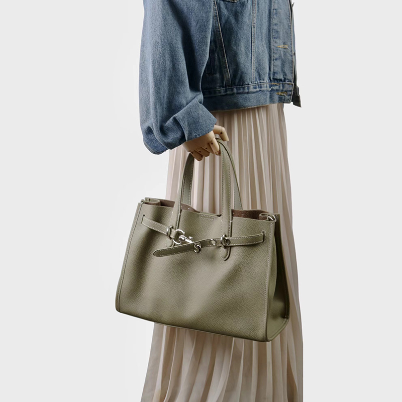 高級ブランドシルバーバックル女性バッグ本革ハンドバッグ女性シ - Luxury Bags With Silver Hardware のレビューと価格
